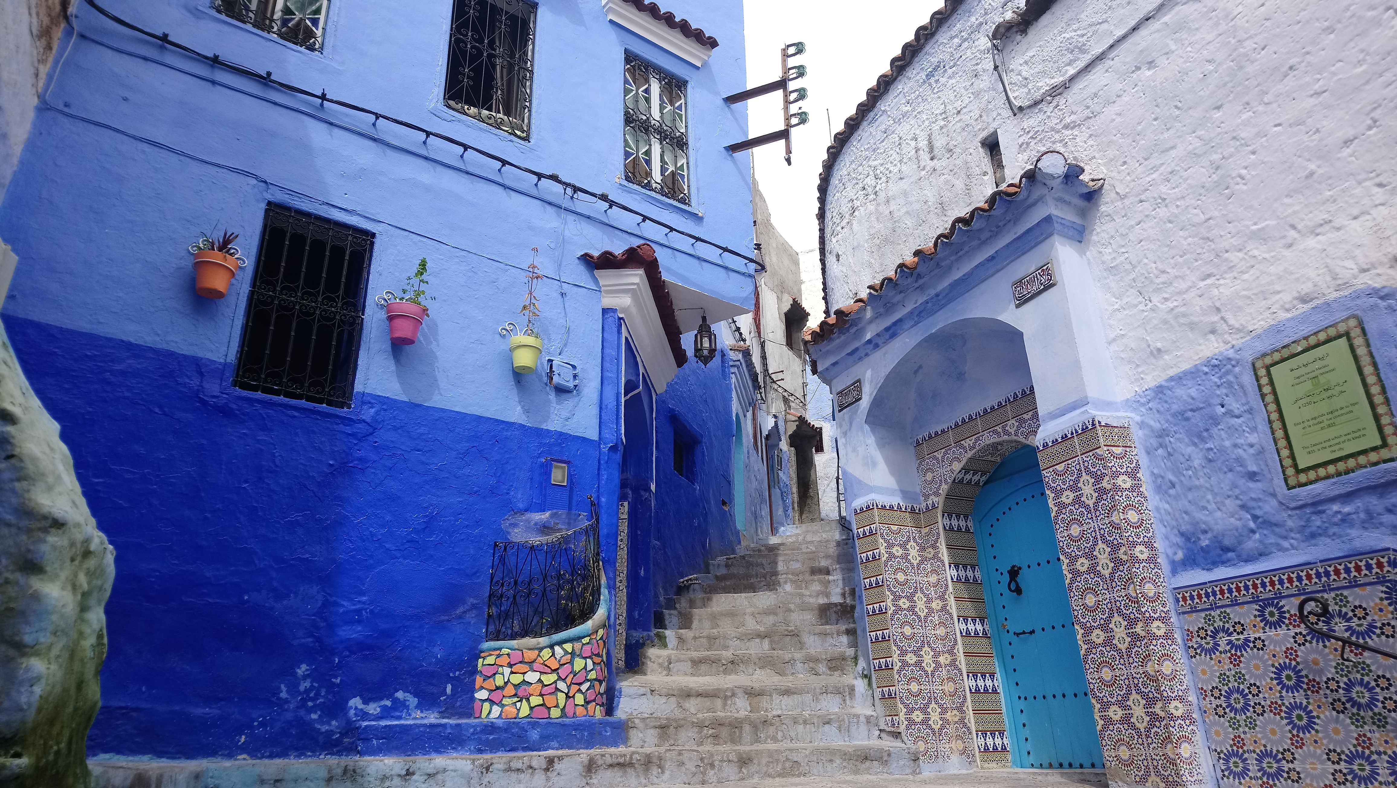 Ciudad de Chaouen en Marruecos