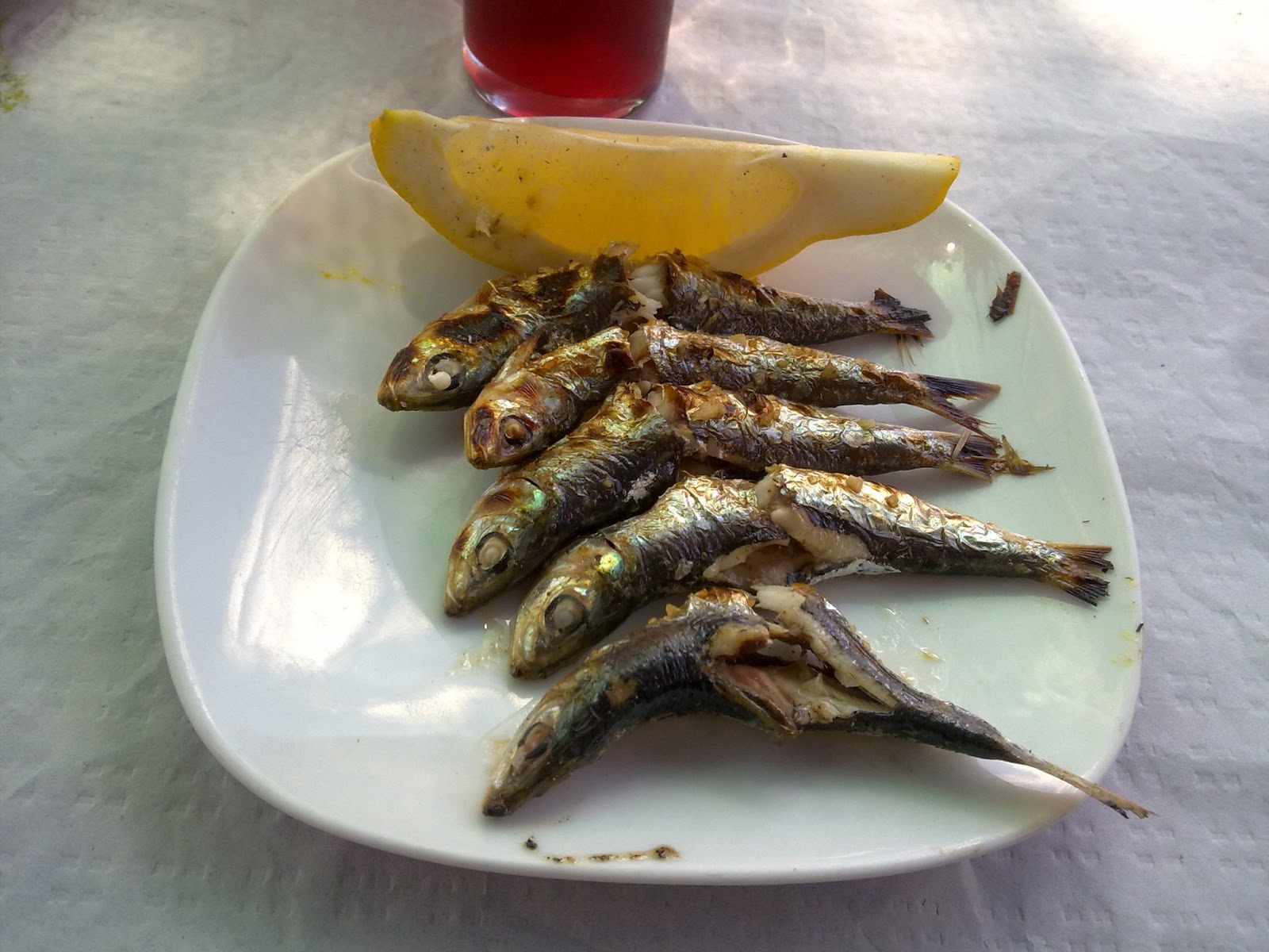 Espeto de sardina en El Palo, Málaga