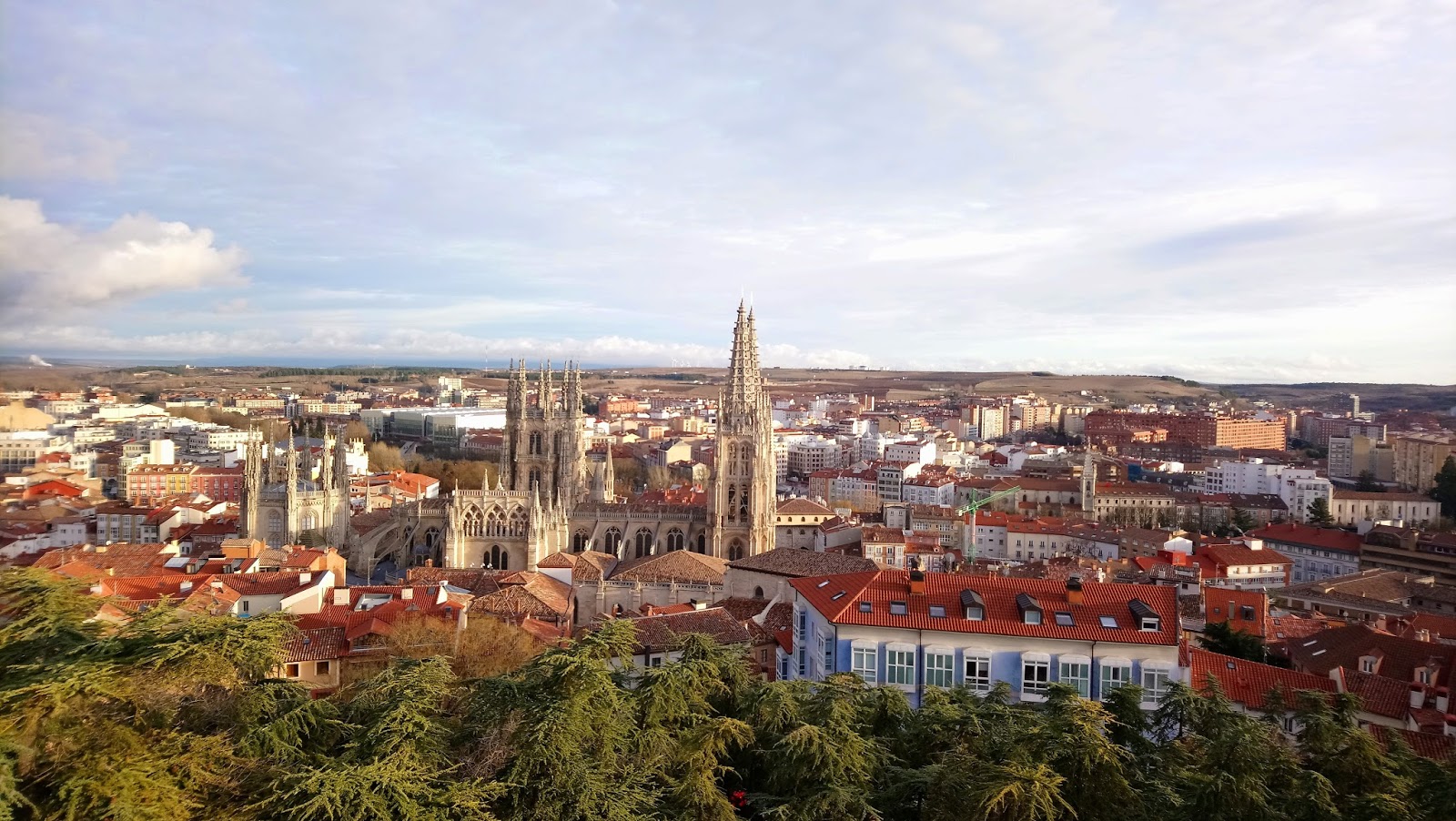 Vista de la ciudad de Burgos