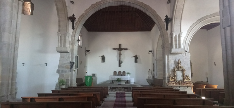 Iglesia de Santiago y San Ginés de Arlés en Miranda del Castañar
