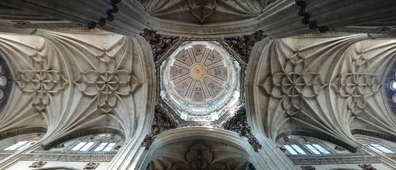 Arcos del techo de la Catedral de Salamanca