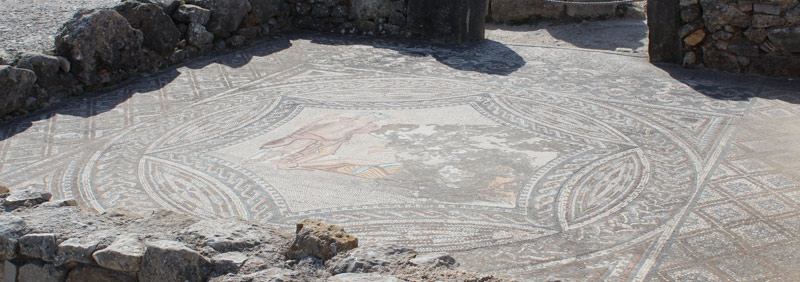Mosaicos ciudad romana Oualili