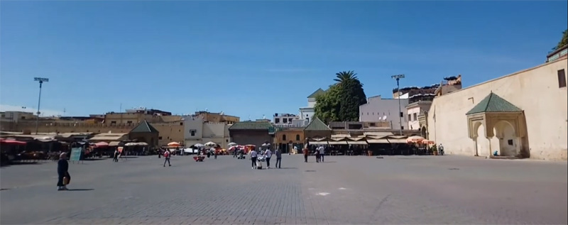 Plaza Lahdim en Meknes