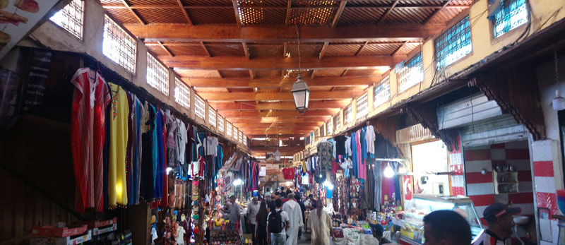 Zoco de Fez en Marruecos