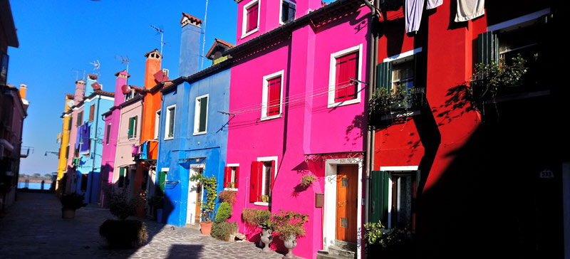 Casas de colores en Burano