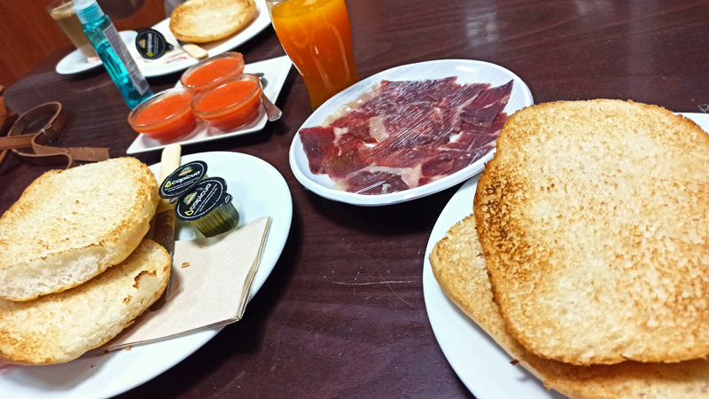Desayunar en Monesterio, Badajoz
