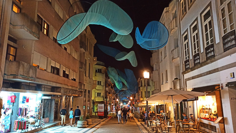 Rua de Santa Catarina en Oporto