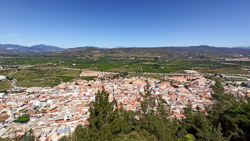 Vista panorámica de la Sierra de Málaga